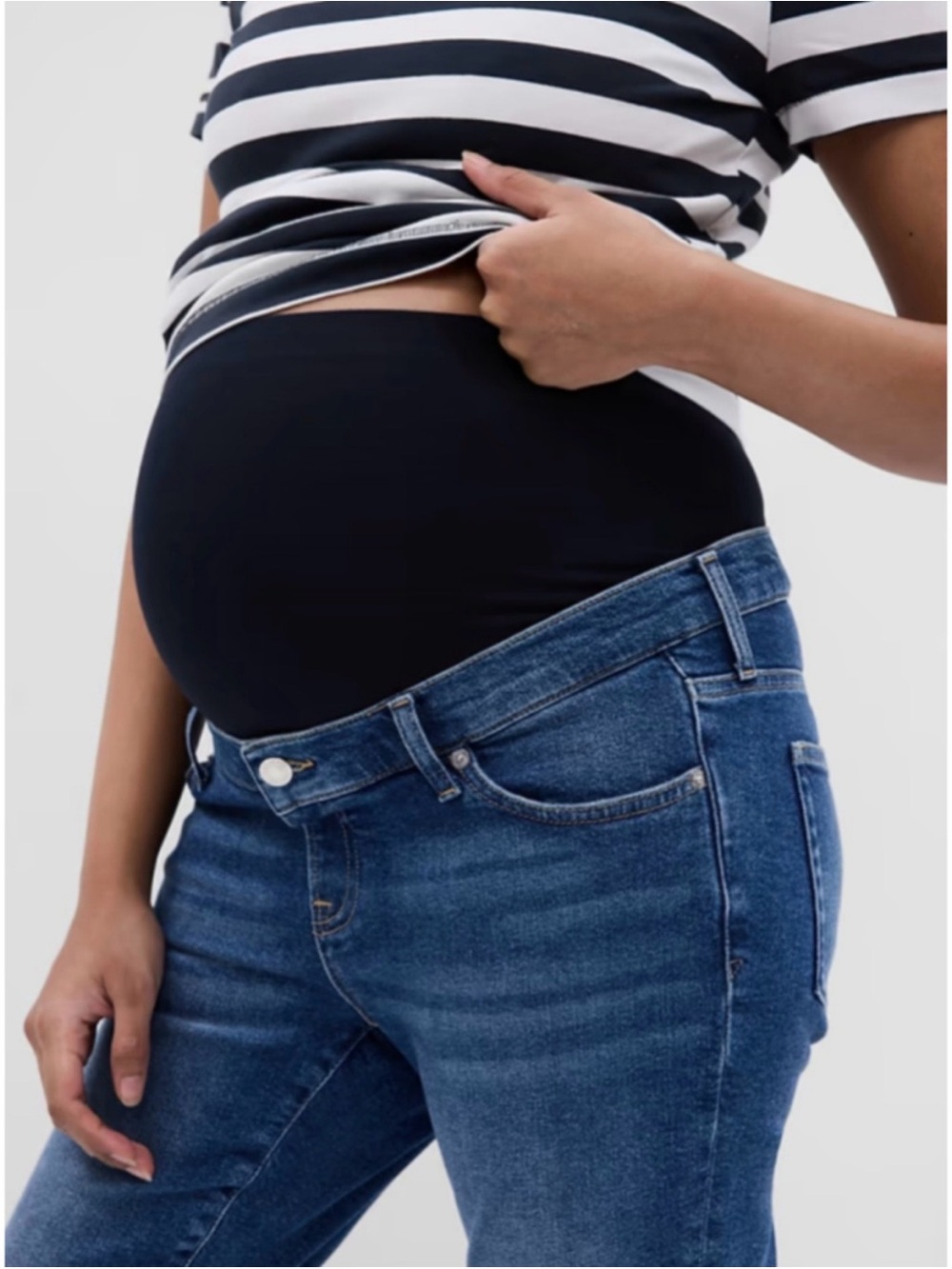 GAP Maternity Full Panel Slim Pants